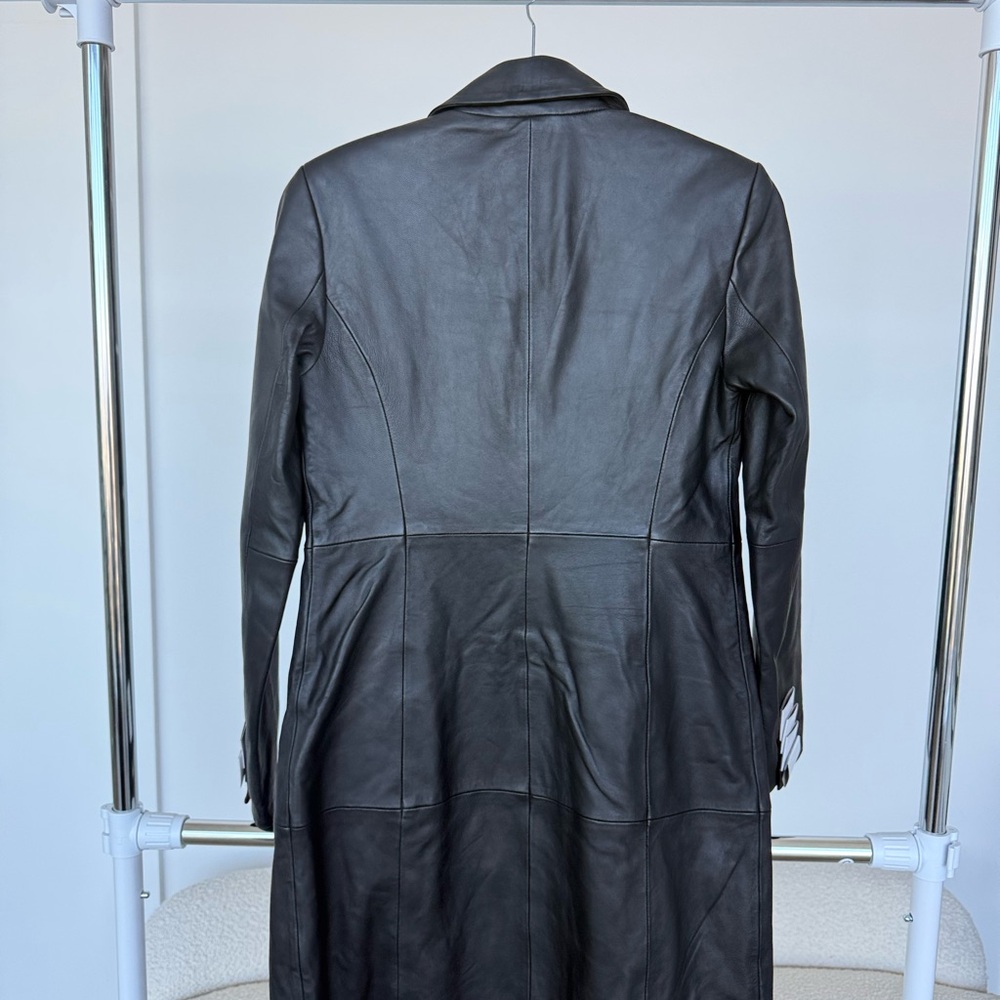Reformation Black Leather Jacket - Picture 6 of 8